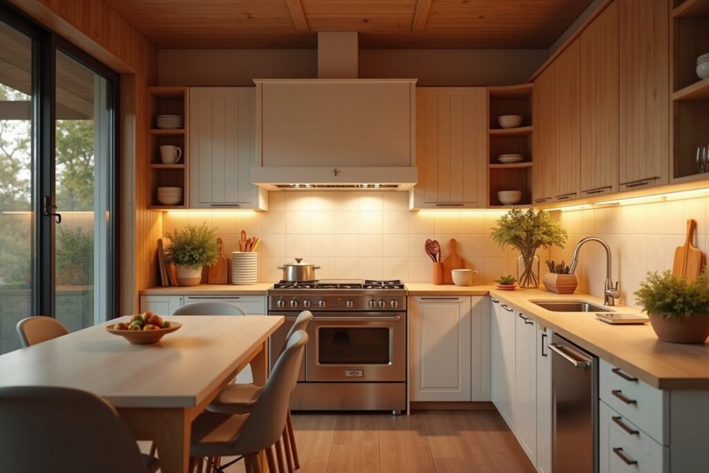 Moderne Landhausküche: Stil & Gemütlichkeit